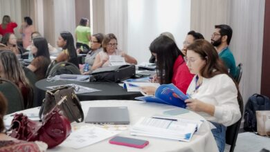 Fotos Iron Braz - Profissionais de saúde debatem estratégias para campanha de multivacinação durante oficina de formação de multiplicadores em Goiás.