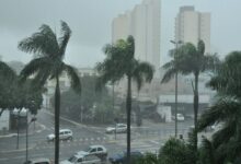 Frente fria vai provocar pancadas de chuva, que em alguns municípios podem ser fortes. Em casos específicos, pode haver rajadas de vento e granizo Foto - Arquivo Governo de Goiás