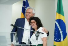 Governador Ronaldo Caiado na posse de concursados na Semad - Precisamos criar uma cultura para que as pessoas que ocupam as secretarias técnicas sejam qualificadas - Fotos Júnior Guimarães