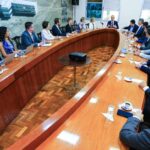 Fotos – Wesley Costa – O governador Ronaldo Caiado recebe a embaixadora da Finlândia no Brasil, Johanna Karanko. Busca por parcerias e desenvolvimento comum,